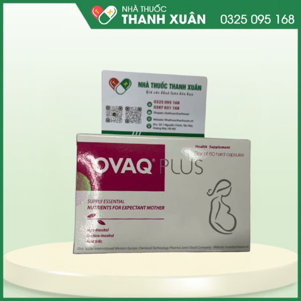 OVAQ PLUS - Bổ sung dưỡng chất cần thiết cho phụ nữ trước mang thai